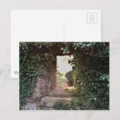 Seitenscheibe an der WestKirche Culross Postkarte (Vorne/Hinten)