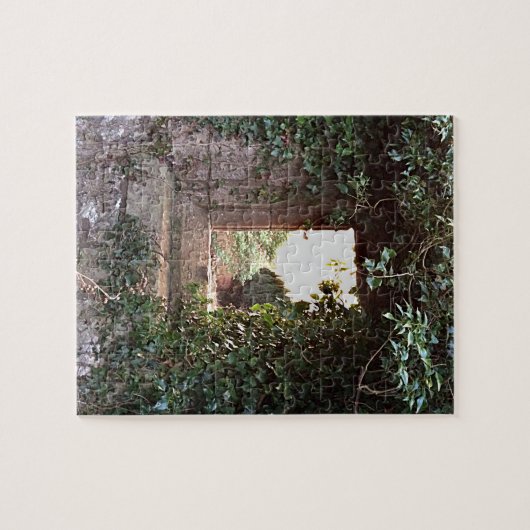 Seitenscheibe an der WestKirche Culross Puzzle (Horizontal)