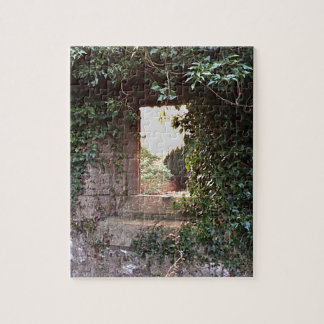 Seitenscheibe an der WestKirche Culross Puzzle