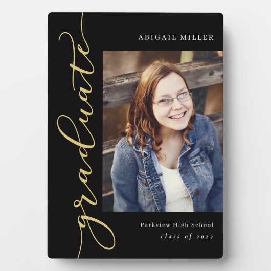 Seitenschreibprüfung Abschluss Plaque Fotoplatte (Vorderseite)