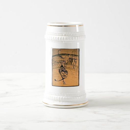 Seitenschwelle Bierglas (Mittel)