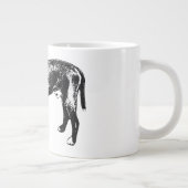 Seitenständer - Pitbull-Mix in Tinte Jumbo-Tasse (Rechts)
