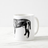 Seitenständer - Pitbull-Mix in Tinte Kaffeetasse (VorderseiteRechts)