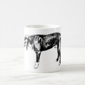 Seitenständer - Pitbull-Mix in Tinte Kaffeetasse (Mittel)