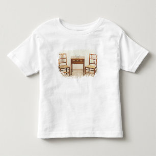 Seitentabelle und Paare der Spindel unterstützen Kleinkind T-shirt