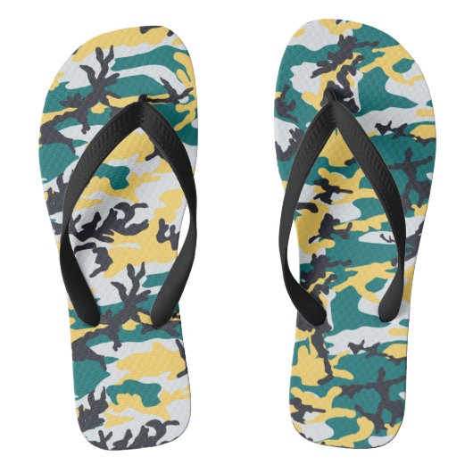 Seitentarnmuster Badesandalen (Fußbett)