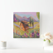 Seitenwanduhr Quadratische Wanduhr (Zuhause)