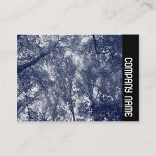 Seitliche Band - Blauer Herbst Visitenkarte