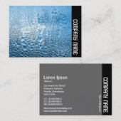 Seitliche Band - Blaues Wasser Visitenkarte (Vorne/Hinten)