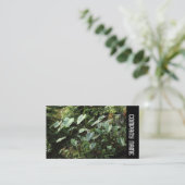 Seitliche Band - Botanischer Garten Visitenkarte (Stehend Vorderseite)