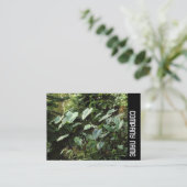 Seitliche Band - Botanischer Garten Visitenkarte (Stehend Vorderseite)