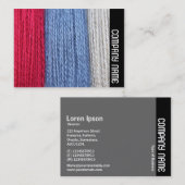 Seitliche Band - Darning Thread Visitenkarte (Vorne/Hinten)