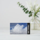 Seitliche Band - Duschen im April Visitenkarte (Stehend Vorderseite)