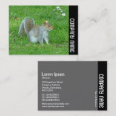 Seitliche Band - Eichhörnchen Visitenkarte (Vorne/Hinten)