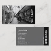 Seitliche Band - Einkaufspassage Visitenkarte (Vorne/Hinten)