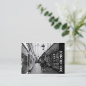 Seitliche Band - Einkaufspassage Visitenkarte (Stehend Vorderseite)