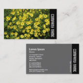 Seitliche Band - Gelbe Milchsorten Visitenkarte (Vorne/Hinten)