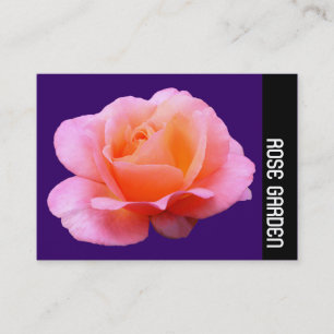 Seitliche Band - Rosa Rose (Moss Green) Visitenkarte