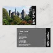 Seitliche Band - Schloss Cardiff II Visitenkarte (Vorne/Hinten)