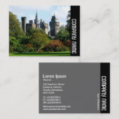 Seitliche Band - Schloss Cardiff II Visitenkarte (Vorne/Hinten)