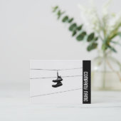 Seitliche Band - Shoefiti Visitenkarte (Stehend Vorderseite)