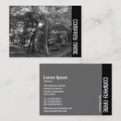 Seitliche Band - Sommer im Wald Visitenkarte (Vorne/Hinten)