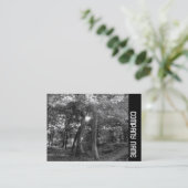 Seitliche Band - Sommer im Wald Visitenkarte (Stehend Vorderseite)