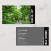 Seitliche Band - Zyklusweg Visitenkarte (Vorne/Hinten)