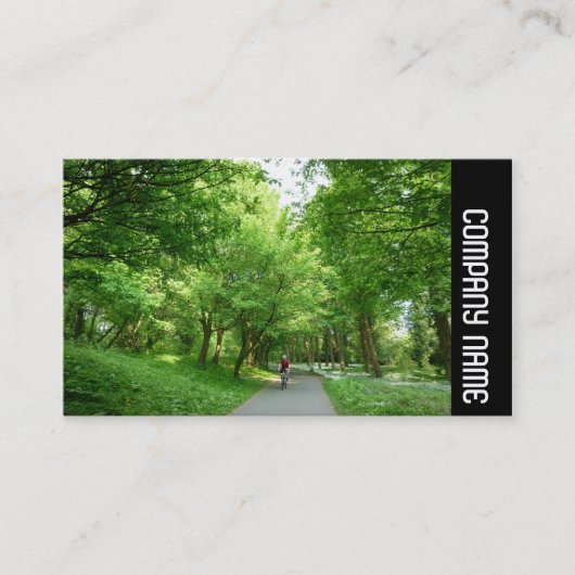 Seitliche Band - Zyklusweg Visitenkarte (Vorderseite)