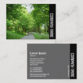 Seitliche Band - Zyklusweg Visitenkarte (Vorne/Hinten)