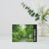 Seitliche Band - Zyklusweg Visitenkarte (Stehend Vorderseite)