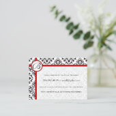 Seitliche Grenzen für Foto Response-Website-Karten Begleitkarte (Stehend Vorderseite)