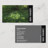 Seitliche Pflaster - Knoblauchtopf Visitenkarte (Vorne/Hinten)