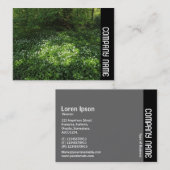 Seitliche Pflaster - Knoblauchtopf Visitenkarte (Vorne/Hinten)