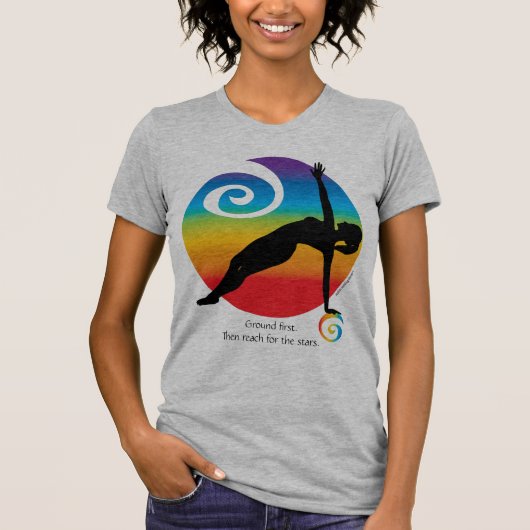 Seitliche Plankensuche für die Sterne T-Shirt (Vorderseite)