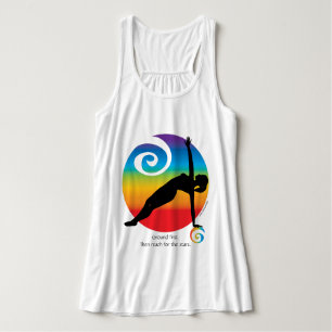 Seitliche Plankensuche für die Sterne Tank Top
