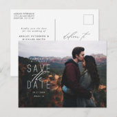 Seitliche-Postkarte Ankündigungspostkarte (Vorne/Hinten)