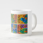 Seitliche Quests (Seitenlinien) Jumbo-Tasse (Vorderseite Rechts)