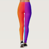 Seitliche Regenbogenneigung Leggings (Rückseite)