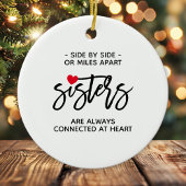 Seitliche Seitenstreifen bei Herzangebot Keramik Ornament