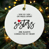 Seitliche Seitenstreifen bei Herzangebot Keramik Ornament