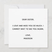 Seitliche Seitenstreifen, die an der Herzquotenkar (Rückseite)