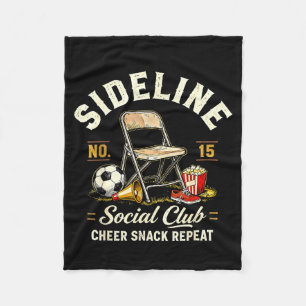Seitliche Social Club Cheer Snack Wiederholung Soc Fleecedecke