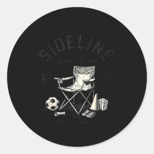 Seitliche Social Club Cheer Snack Wiederholung Soc Runder Aufkleber