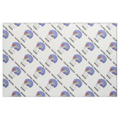 Seitlicher Denker innerhalb des Gehirngrieks Spaß Stoff (Fat Quarter (45,7 x 55,9 cm))