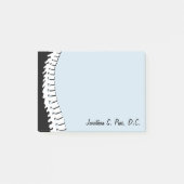 Seitlicher Dorn-personalisierte Post-Itanmerkungen Post-it Klebezettel (Vorderseite)