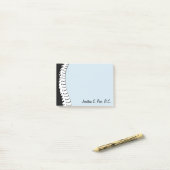 Seitlicher Dorn-personalisierte Post-Itanmerkungen Post-it Klebezettel (Auf Schreibtisch)