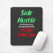 Seitlicher Hustle gegen grind tanzende Neon Green Mousepad (Mit Mouse)