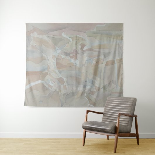 Seitlicher Reiter Wandteppich (Beispiel (Horizontal))