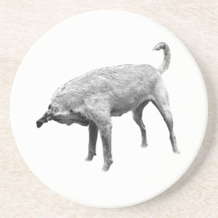 Seitlicher Terrier Charm Getränkeuntersetzer